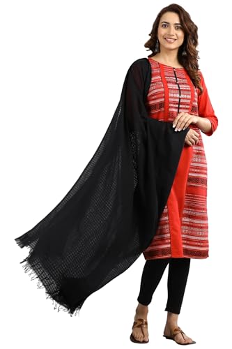 Image of Aurelia Womens Solid Dupatta