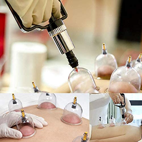 Muchoo Cupping Set Professional Chinese Acupoint Cupping Therapy Sets Suction Hijama Cupping Set With Vacuum Magnetic Pump Cellulite Cupping Massage Kit 22-Cup #TOP2