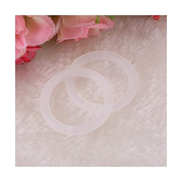20 STÜCKE Sichere Schnuller Halter O Ringe Schnuller Dummy Zubehör Kette Clips Adapter Halter für Baby – Bild 3