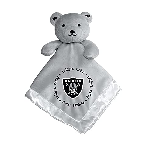 BabyFanatic Gray Security Bear - NFL Las Vegas Raiders - Officially Licensed Snuggle Buddy Cover