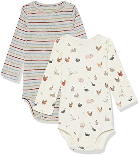 Image of little planet by carter's Baby 2-Pack Organic Cotton Long-Sleeve Bodysuits