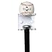 YYST Baseball Bat and Baseball Holder - Acrylic - Clear - No Bat and Ball