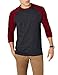 Produktbild Urban Classics TB366 Herren 3/4 Sleeve Bekleidung T-Shirt, Mehrfarbig (Cha/Burgundy), XL