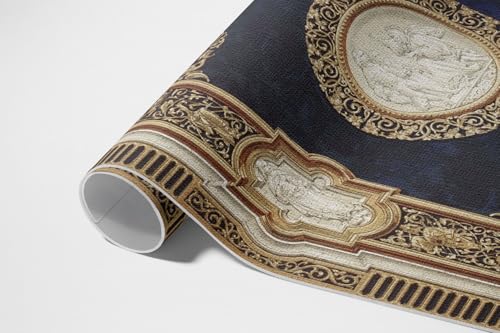 Tapis en vinyle 150x225 cm Floorart Design rectangle en PVC doré - 6
