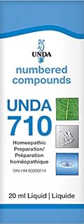 UNDA - UNDA 710 Numbered Compounds - Homeopathic Preparation - 20 ml Liquid