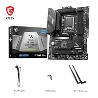MSI MAG B760 Tomahawk WiFi Mainboard, ATX - Unterstützt Intel Core Prozessoren der 12., 13. & 14. Generation, LGA 1700-75A DrMOS VRM, DDR5 Memory Boost 7000+MHz/OC, PCIe 5.0 x16, M.2 Gen4, Wi-Fi 6E – Ansicht 7