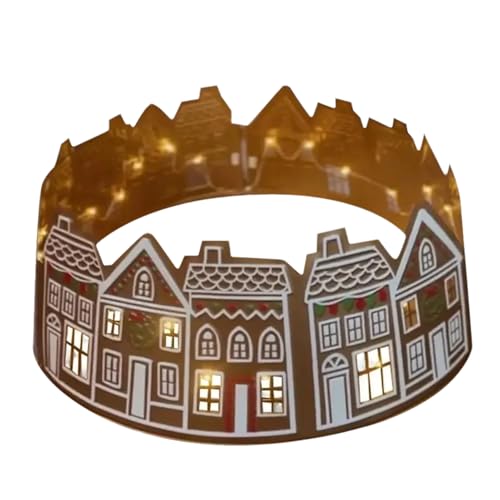 Collier de sapin pas facile à déformer avec éclairage festif LED
