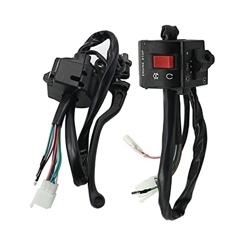 YZQ Motorcycle Left And Right Clutch Lever Brake Switch Handle Grip Switch Fit Cover