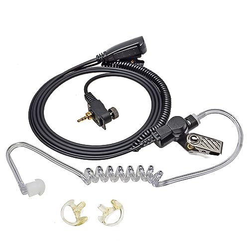 Audífonos de tubo acústico con PTT nítido para Motorola MTH850