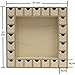 Creative Hobbies 13 Inch Christmas Advent Calendar Shadow Box - Pre Assembled with Removable Drawers - Unfinished Wood Ready to Decorate and Personalize - For DIY, Gifts & Crafts