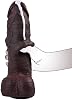Dildo Realista XXXL de 8.5 Pulgadas, Negro, con Piel Móvil y Gran Grosor | Dildo Gigante para Juego Anal y Vaginal, Juguetes Sexuales para Adultos Avanzados 2
