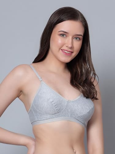 Image of Aimly Women's Cotton Non-Padded Non-Wired Solid Multicolor Bra Combo Pack of 6