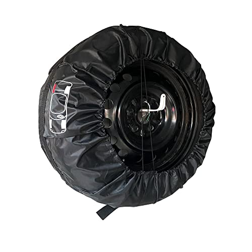Image of Tire Covers (4 Pack) Dust-Proof Waterproof UV Sun Protectors for Motorhome RV Travel Trailer Camper Truck SUV Van