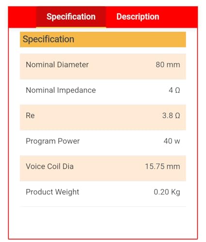Image of BM Electronic Sweton 3inch Tweeter SDLX 40Watt with Free 1pc,1uf 63v Capasitor. (Pack of 1)