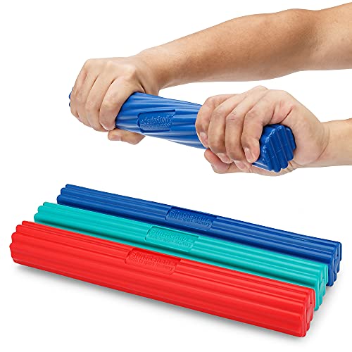 FlintRehab Twist Hand Exerciser Flexible Bars (3 Pack) Flex Therapy