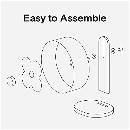 Hamster Wheel 8.7 Inch, Silent Exercise Wheel For Mice,Chinchilla, Gerbil, Hedgehog, Hamster Toys For Dwarf Syrian Hamster (Transparent-8.7Inch) #TOP6