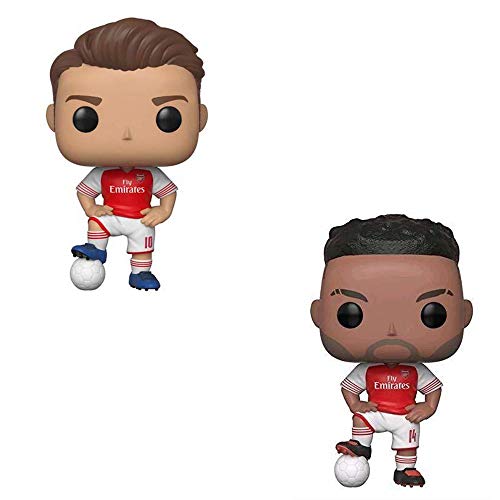 Funko POP! Bundle of 2 Football Arsenal Football Club: Mesut Özil and Pierre-Emerick Aubameyang Toy Action Figures