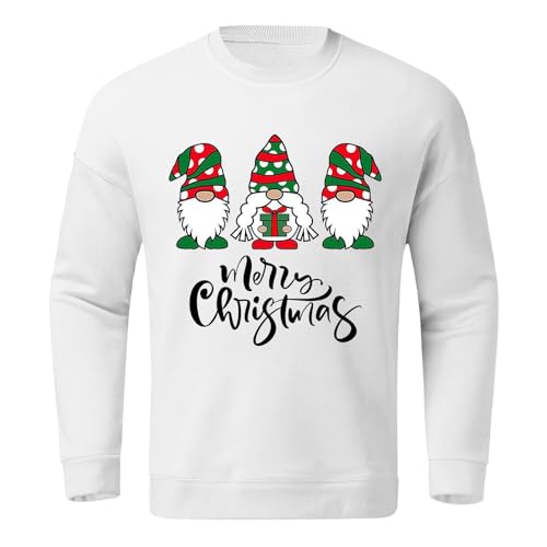 Pull d'hiver pour homme sans manches idéal pour les soirées de Noël en famille