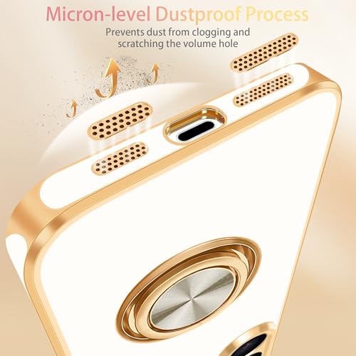 Coque iPhone 16 Plus souple TPU blanc compatible support magnétique 5G - 7