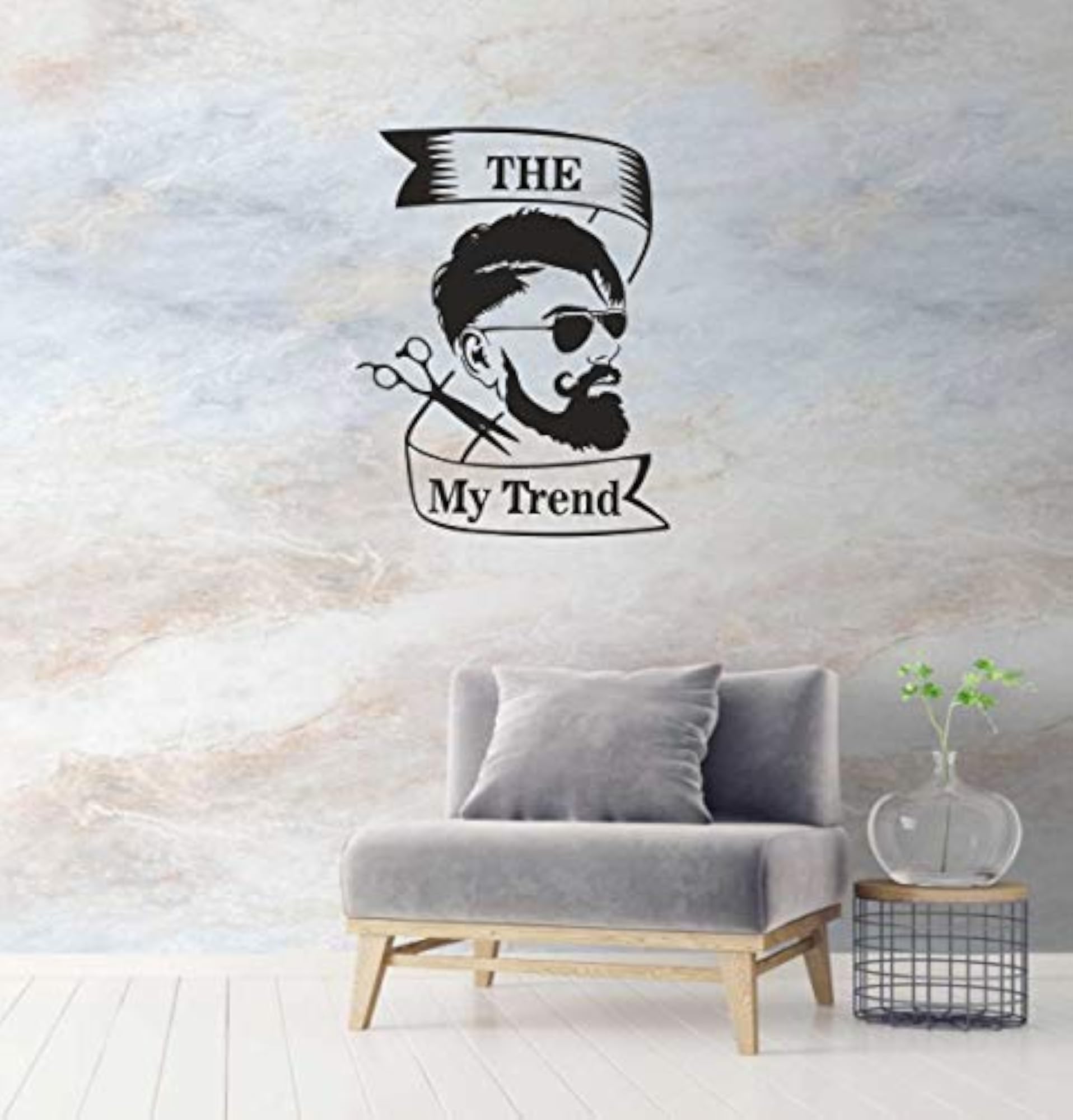 Barber Shop Wall, Window, Door Sticker