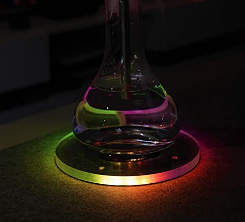 NobleGlow Shisha Untersetzer mit Rainbow LED Zubehör mit Fernbedienung für Shisha – Bild 3