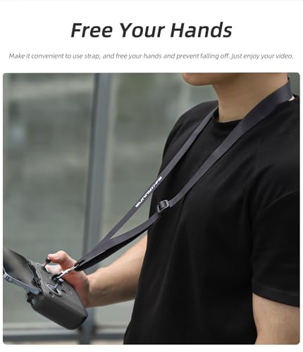 Image of GetZget Sunnylife Silicone Protective Cover with Lanyard Strap Remote Controller Protective Sleeve for Mavic 3 /Air 2S /Mini 2 /Mavic Air 2 Accessories (Grey)