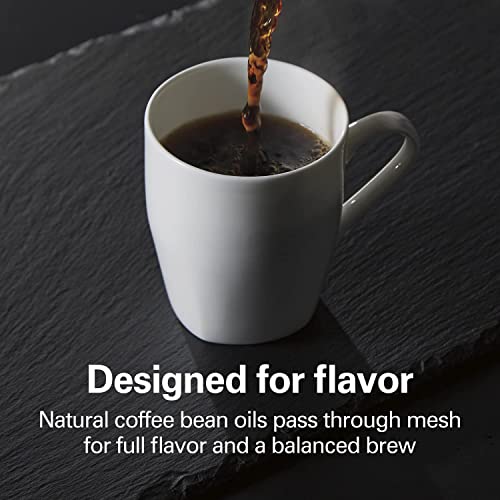 Cafe Brew Collection Reusable 8-12 Cup Basket Coffee Filter Fits Mr. Coffee Makers And Brewers, Bpa Free #TOP5