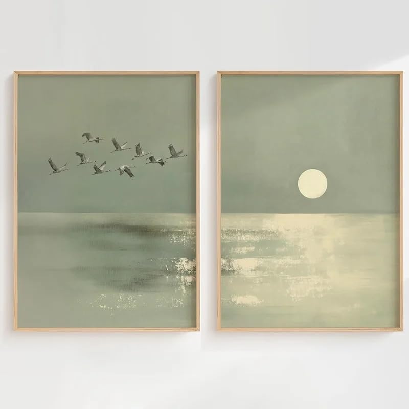 Décoration murale minimaliste pour sublimer un salon terne avec des grues