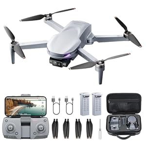 Mini X Drone with 2.7k Camera for Adults, 2-Axis Gimbal RC Quadcopter GPS Drone with Auto Return, 5G FPV Transmission, Wind Resistance,Follow Me,Long Flight Time and Distance, Easy Fly Gift for Beginner, Under249g