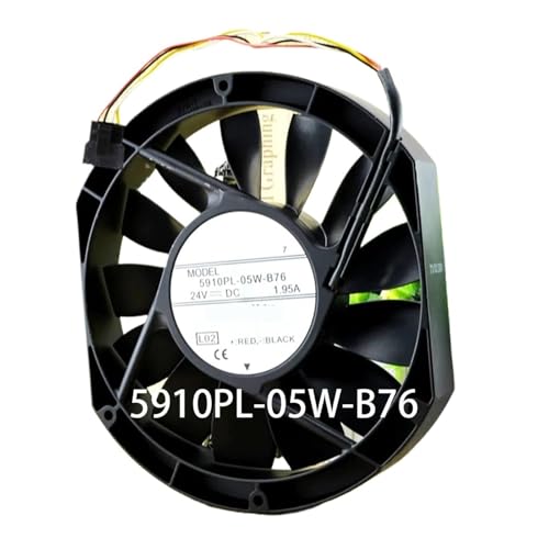 Ventilateur de commande 172x150x25mm DC 24V pour refroidissement serveur