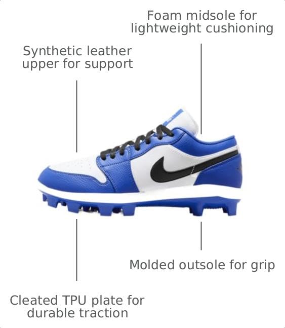 Image of Jordan 1 Retro MCS Low Baseball Cleats