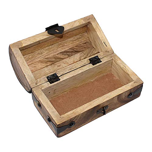 Nautical Cove Treasure Chest Keepsake and Jewelry Box Wood - Toy Treasure Box