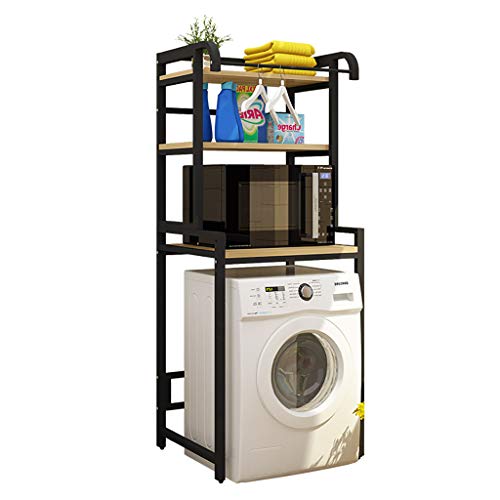 Preisvergleich Produktbild Badezimmer Storage Rack, Badezimmer Regale, Waschtrockner StäNder, Einstellbarer Storage Rack Regal, GrößE: 60 * 65 * 190cm