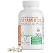 High Potency Vitamin D3 5000 IU Certified Organic Vitamin D Supplement, Non-GMO Gluten Free USDA Certified Formula, 360 Tablets