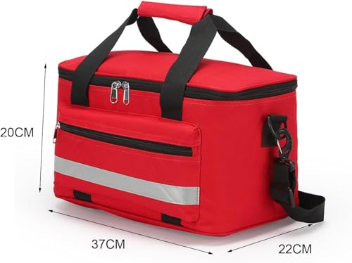Kit portátil de primeiros socorros de náilon, saco impermeável para traumas de emergência com vários
