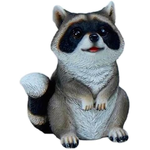 Distinctive Designs 6.25" Begging Raccoon Figurine - Cute Racoon Home Decor - Raccoon Figure for Cabin, Lodge, and Rustic Decor Cover