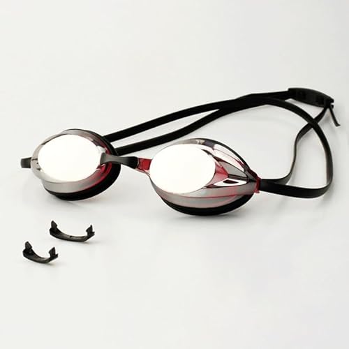[RTFJVXVZ] Silicone Adjustable Swimming Goggles Unisex Universal Plating Swim Glasses