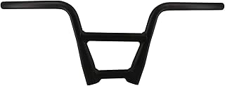 SENQI Bike Handlebars Road Bicycle Handlebars Aluminum Alloy Lightweight Riser Bar Cycling Riser Bar for MTB Fixed Gear Bikes 640 * 22.2 * 22.2mm Black