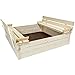 Produktbild Charles Bentley - Kinder Sandkasten/Bällebad mit Sitzbänken aus Holz - sechseckig