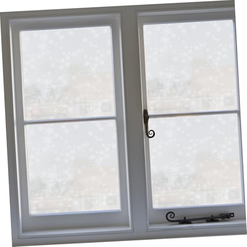 Película de ventana estática en PVC blanca 200x45 cm miniatura 7