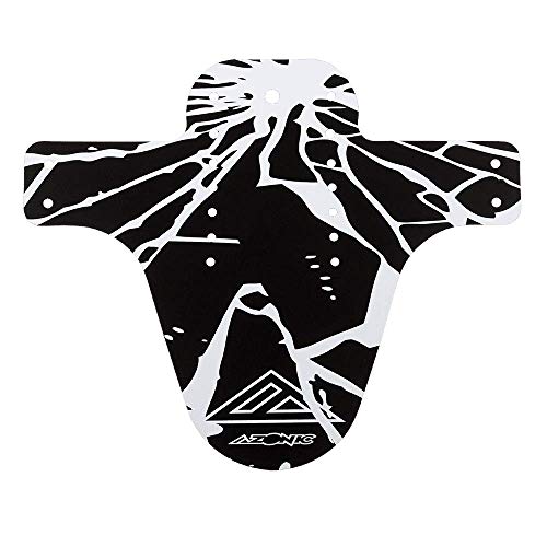 AZONIC | Fahrrad-Schutzblech | Mountainbike Trekking E-Bike BMX MTB | Mud Guard I Schützt vor Schlamm und Schmutz, Mit 7 Befestigungslöchern, Aus Polypropylen | Splatter Fender Enigma
