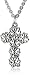 Bob Siemon Pewter Butterfly Cross Pendant Necklace, 20"