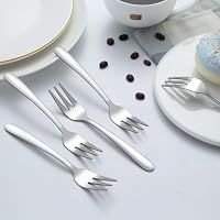 BEWOS Kuchengabeln/Dessertgabeln 48 Stück Set - 5,31 Zoll (13,5cm) Kuchengabel, Edelstahl Gabeln, Spülmaschinenfest, Spiegelpoliert Gabeln, Geeignet für Haushalte, Restaurants, Kantinen usw – Ansicht 7