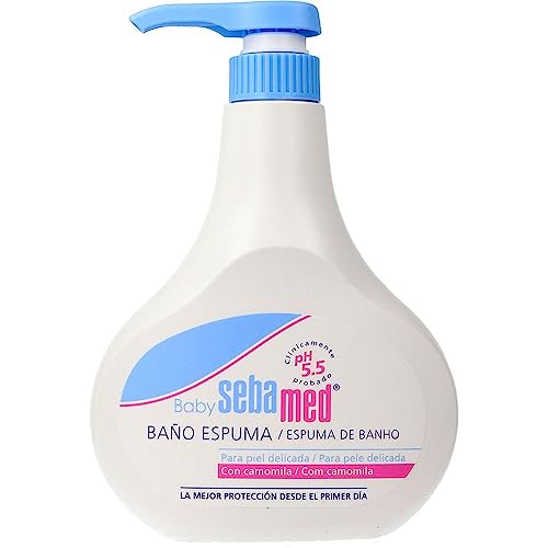 Bain mousse bébé peau sensible Sebamed anti-sécheresse cutanée 500ml