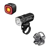 OLIGHT RN 120 C Bike Lights Bundle RN 400 Rechargeable Headlights and FB-1 Universal Bicycle Mount for Flashlight