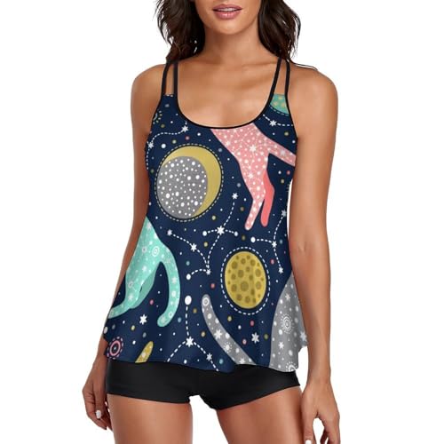 Robe de plage tankini chat de l'espace femme pour vous sentir belle et confiante cet été