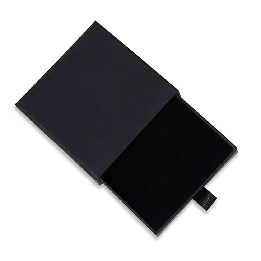 Scatola Regalo Gioielli Nero Con Sacchetto - Elegante Per Bracciali, Anelli