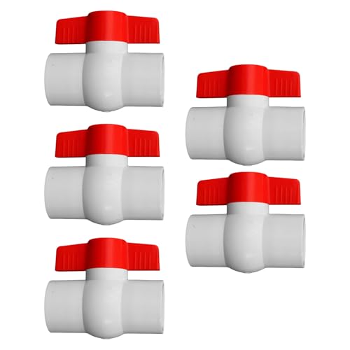 Vannes d'arrêt d'eau PVC 5,1 cm lot de 5 pour évacuation eaux usées - 4