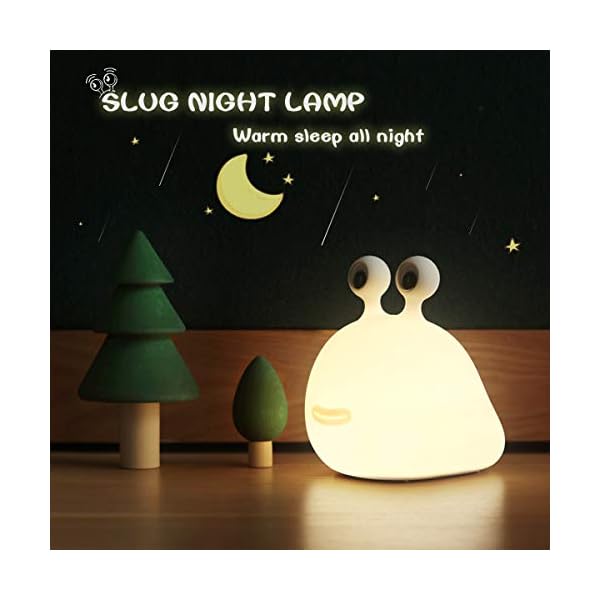 MUID LED-Nachtlicht für Kinder, süßes Tier-Design, Silikon, Baby-Nachtlicht mit Touch-Sensor, Nachtlicht für…