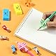 12 Stück Schreibhilfe für Stift Kinder, Schreibhilfe-Griff, Bleistiftgriffe für die Handschrift für Kindern, Stifthalter Kinder, Schreibwerkzeug für Kinder, Studenten, Kleinkinder, Vorschulkinder